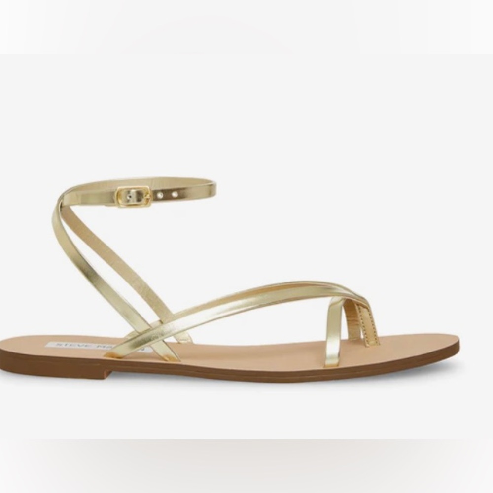 Steve Madden Amuse gold sandals